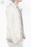 BORIS BIDJAN SABERI light grey jacket ZIPPER 22 FMM20006